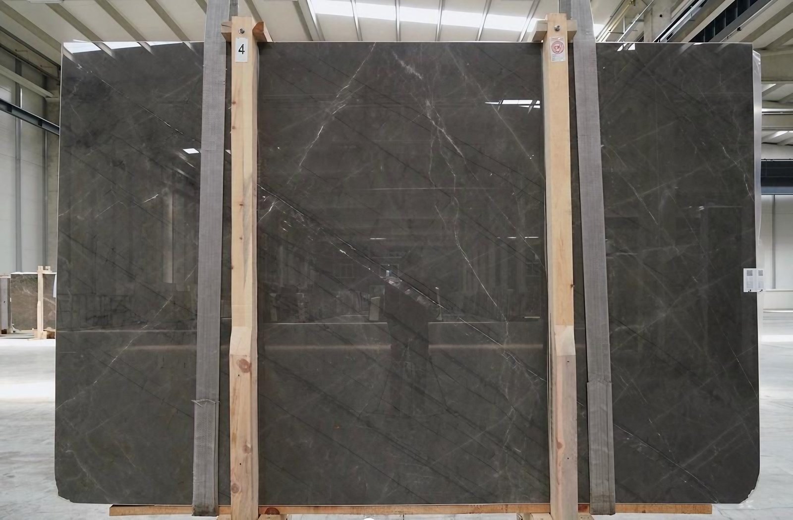 Emotion grey, marbre gris anthracite, photo 2 sur 2